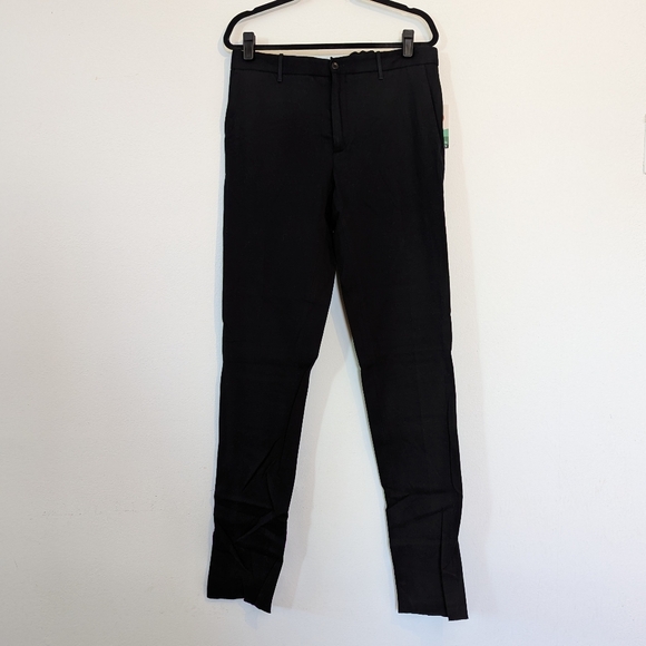 Mr Porter Incotex Black Slim Fit Slacks Size 52 - Picture 1 of 13